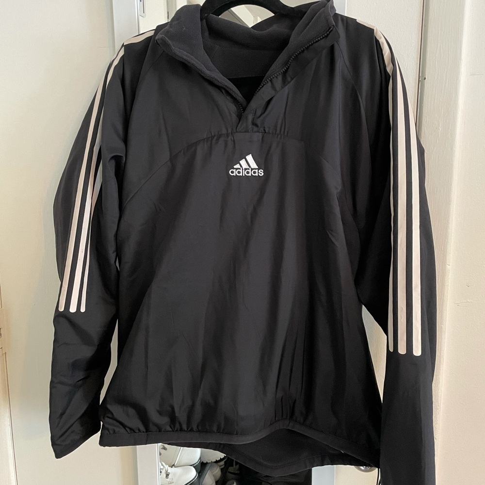 Authentic Adidas Reversible Quarter Zip Soccer Pullover - Picture 1 of 5